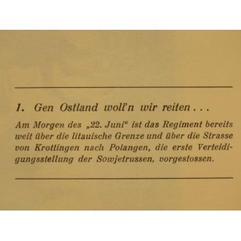 Gen Ostland wolln Wir Reiten ..., 22 de junio de 1941. Espenlaub militaria